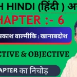 Class 11 Hindi Elective Antra khanabadosh Important Questions