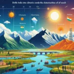 भारत को जलवायु प्रदेशों में विभाजित कीजिए और प्रत्येक की विशेषताओं का वर्णन कीजिए